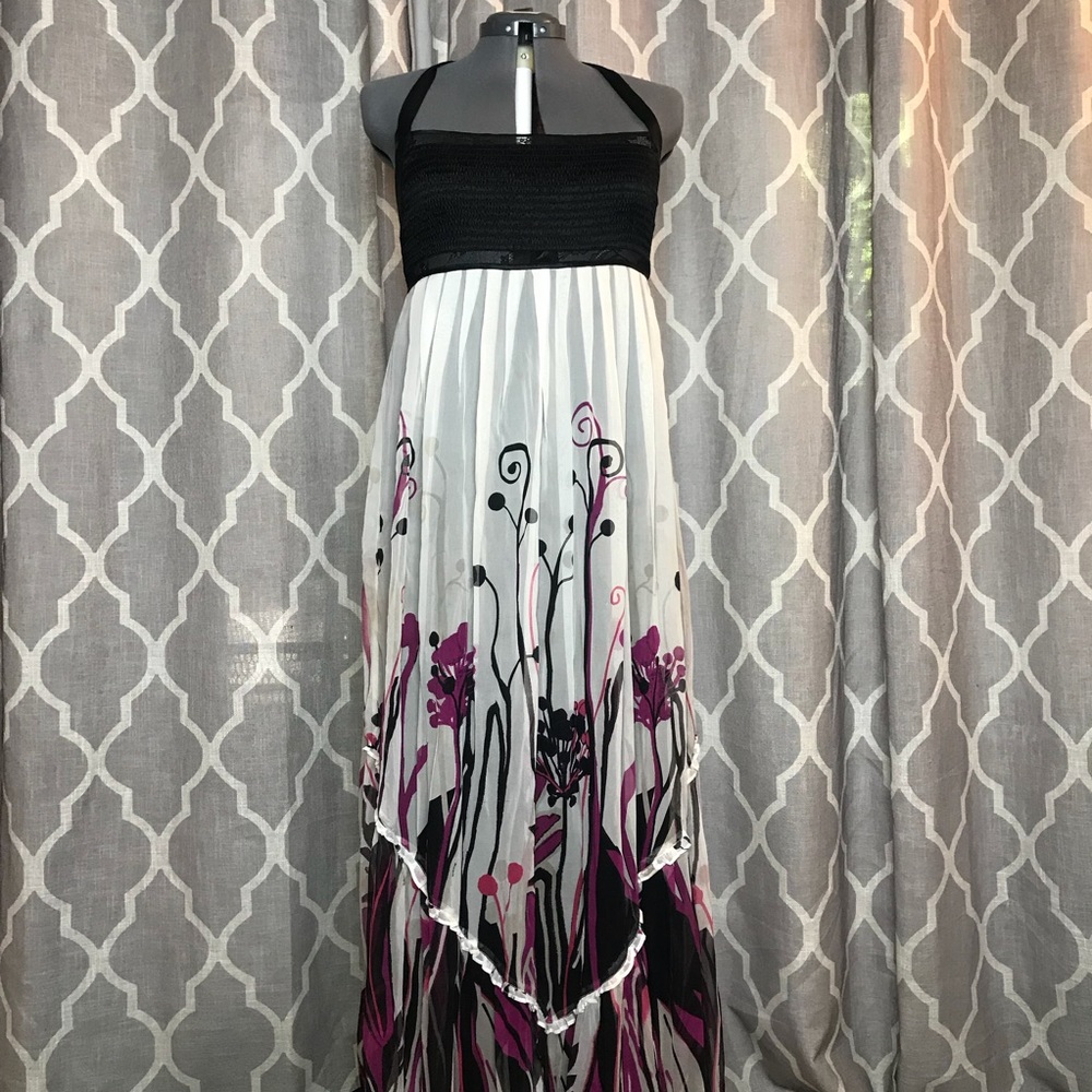Bebe halter dress.